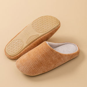 Free Shipping Japanese-Style Silent Slippers For Women Suitable For Indoor Use Postpartum Care And All Seasons With A Non-Slip Sole Soft Cotton Material And Designed For Wooden Floors Perfect For Autumn And Winter