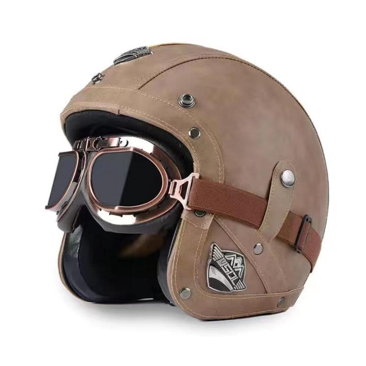 Classic Helmet Retro / Vintage Harley Helmet Half Face Helmet ...