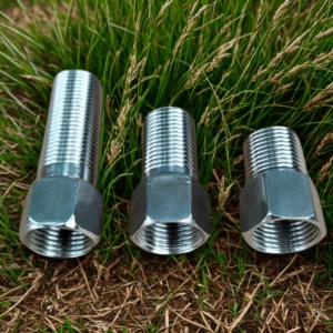 Lơ Nối Inox 304 Ren 1/2 – Dài 3cm 5cm 7cm Phụ Kiện Ống Nước trong nhà vệ sinh