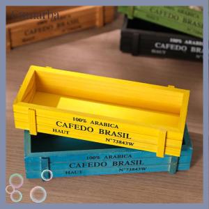 [Cumarba] Retro Vườn Nhà Máy Nồi Cổ Điển Bằng Gỗ Lưu Trữ Hộp Cho Đồ Lặt Vặt Văn Phòng Phẩm Hộp Bút Mọng Nước Chậu Hoa Ban Công Trang Trí Nội Thất