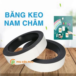 Nam châm dẻo có băng keo cuộn dài 1m 2m 3m làm bảng tên ghi thông tin lên bảng từ tủ lạnh rèm cửa sổ lưới tản nhiệt