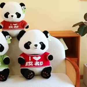 Đồ chơi nhồi bông gấu trúc khổng lồ mô phỏng 27cm-60cm búp bê gấu trúc dễ thương búp bê kỳ nghỉ Ragdoll quà sinh nhật cho bé gái quà kỳ nghỉ