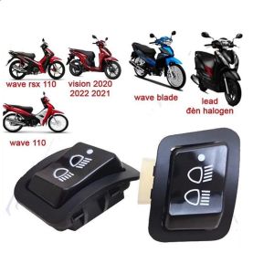 Lắp Đặt Như Zin - Công Tắc Tắt Đèn Passing Xe Máy Hàng Chân Đồng