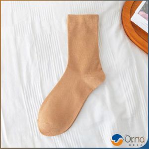 Orna ถุงเท้าผ้าฝ้าย ใส่เล่นกีฬา  ผ้ายืดหยุ่น สบาย ระบายอากาศ Women socks