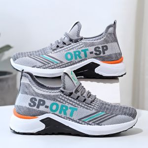New Korean style mens casual sports shoes fashionable outdoor breathable rubber shoes