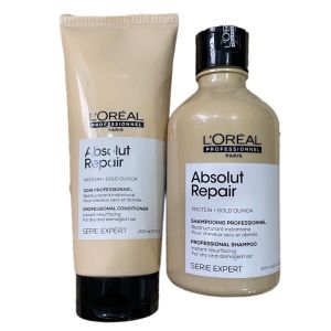 Cặp gội xả phục hồi Absolut Repair Lipidium Loreal ( Size nhỏ ) 300ml/200ml