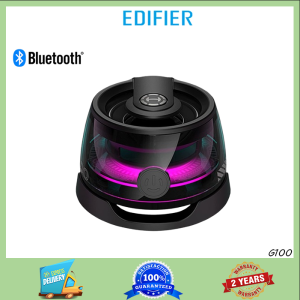 Edifier G100 Loa di động với Bluetooth 5.3 ngoài trời thiết bị từ tính Lighting RGB Giá đỡ điện thoại di động 7h Thời gian phát lại