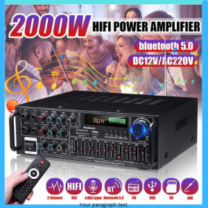 COD Sunbuck Audio Amplifier Bluetooth EQ Karaoke FM 2000W  AV 326Z PLUS / amplifier karoke rumahan ruangan super full bass bluetooth power mixer ashley antena tv digital audio kecil murah keyboard jernih lengkap lapangan autdor wisdom terbaik suara jernih