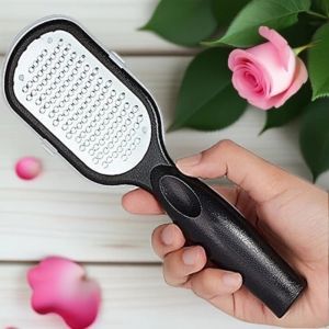 Marian Beauty 1Pcs Stainless Steel Portable Rasp Pedicure Foot File Callus Remover Dead Skin Foot Scraper