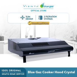 Blue Gaz Cooker Hood Crystal Penghisap Asap Dapur