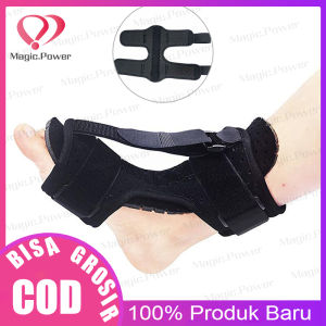 Penyangga Penjepit Kaki Drop Orthosis yang Dapat Disetel Penyangga Pergelangan Kaki dengan Penyangga Fasia Plantar dan Alat Penguat Bidai Strip Aluminium