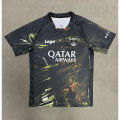 (Embroidered Football Jersey) Fans Edition PSG 26-27 Night Edition Men's Short Sleeve Football Shirt Breathable T-Shirt S-4XL. 