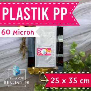 Plastik PP Snack 25x35 cm Mika Tebal 60 Micron – Plastik PP Murah Tebal Kemasan Makanan Ringan Keripik Basreng