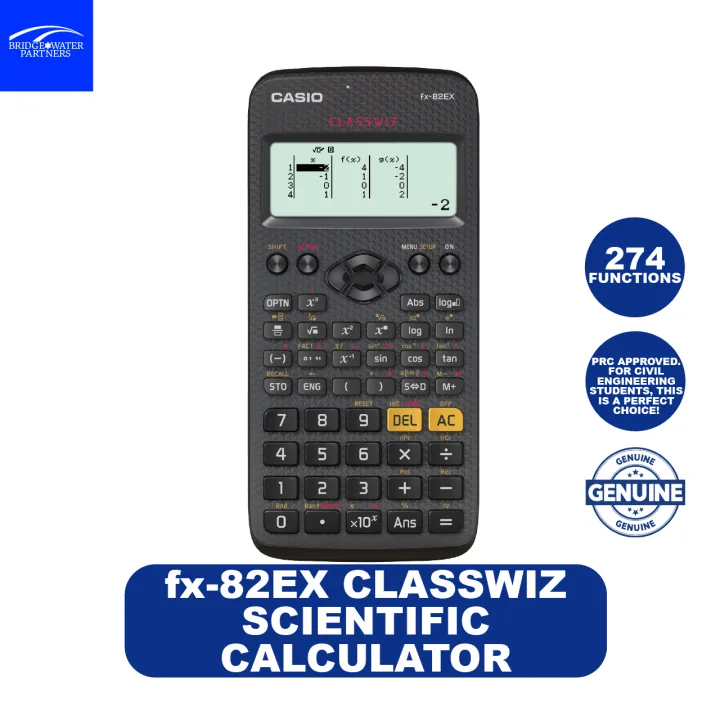 Casio FX-82EX ClassWiz Scientific Calculator Lazada PH