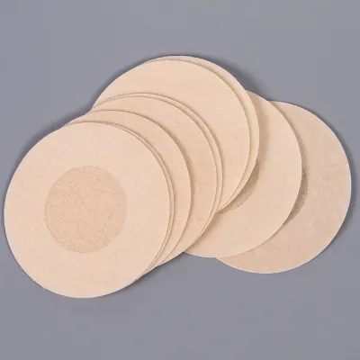 FAMILY`S CHOICE Nipple Stickers Unisex Anti-convex Nipple Cover Waterproof Self-Adhesive Silicone Nipple sticker Disposable Non-woven Fabric Breast Pad
