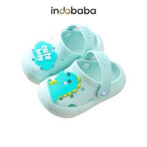 indobaba | Sandal Anak Import Slop Anak Baby Shark Dino Baby Chick Laki laki Perempuan Anti Licin Size 21-36 S102