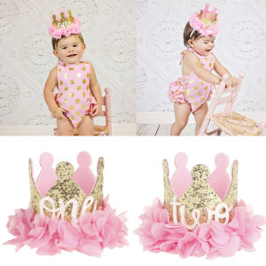 MIRELAE Glitter Sequins Jacobs Birthday Headwear Party Hat Photography Props Baby Crown Hairband