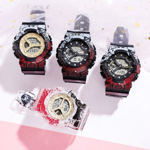 Naruto Fashion Electronic Watch Sasuke Sakura Ri Icos Watch Mens Sports Watch Childrens Creative Toys Student Gift