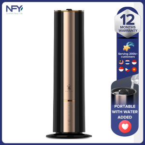 เครื่องอโรมาเทอราพีมีความชื้นคงที่อัจฉริยะ7.6L ใหม่เครื่องพ่นละอองion ลบที่เพิ่มน้ำพื้นบ้านแบบยืนห้องนั่งเล่นเงียบ/ห้องนอน