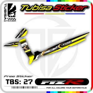 Sticker Striping List Variasi Yamaha Fiz R - Stiker Striping Motor Fiz R Motif Racing. TBS.27