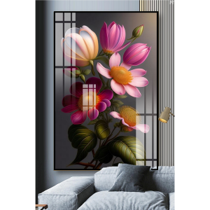 Tranh Laminate Tráng Gương - Tranh Treo Tường 5D Hoa Nghệ Thuật 01