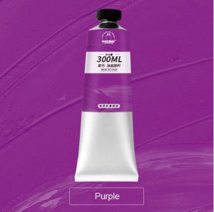 Transon Materials Oil Painting 300ml Aluminum Tube Single Large Capacity for Artist Art Student Beginner Oil Paint，Art Color Paint Supplies School Stationery Painting Tools White Blue