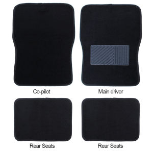 5pcs Universal Car Carpet Automotive Floor Mats Checkmate Dadu Dice Set Anti-Slip Premium Thailand Carpet Floor Mat for All Car