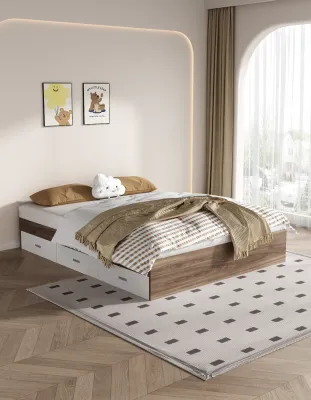 🇸🇬SG Seller🇸🇬LUNA Tatami Storage Drawers Bed Frame (Price with Installation and Delivery)
