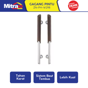 Zehn Pull Gagang Pintu Motif Kayu ZN-PH-W298 3.2X45X30 Cm