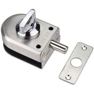 JIMEIXIAN01 Toilet Shop Keyless Home Security Glass Door Lock Knob Sliding Gate Floor Latch Single Bolt