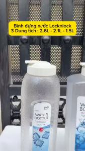 Bình đựng nước LocknLock dung tích 1L đến 2.6L BPA Free HAP739 HAP814 HAP731 P-00097 P3H Store