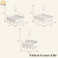 Tầm Nhìn 24 Clip Vòng Móc Áo quần áo chống gió Clip 360 ° Xoay giá phơi móc có thể gập Đa Chức Năng giá phơi quần áo Cho Vớ Và Underwears-Với Giày Khô Giá. 