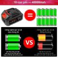 Pin PINSEN 21V Makita 5 cell (10000mAh) dung lượng cao, giá tuyệt vời, tương thích với các chân cắm 4cm. 
