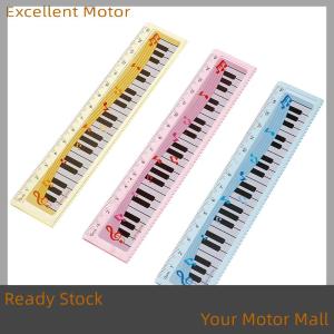 Excellent Ready Stock 1pc music ruler primary school students painting measuring scale creative ruler