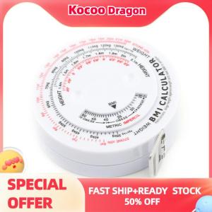 Kocoo BMI Body Mass Index Retractable Tape 150cm Measure Calculator Diet Weight Loss Tape Measures Tools