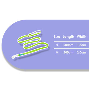 Hamshmoc dây dắt thú cưng nhiều Tay cầm mềm Grip khóa an toàn bền nylon sử dụng thường nhật