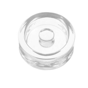 Transparent Fermentation Glass Weights Heavy with Handle Sealed Storage Container Lid Convenient Round Wide Mouth Mason Jar Lid Pickling Food