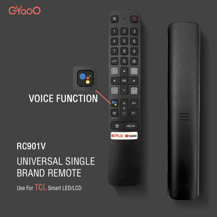 RC901V FMR1 Smart Voice TV Remote Control Bluetooth RF Netflix Network ...