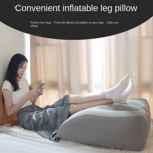 CUNXIN Comfort Leg Lift Pillow Knee Cushion Foot Relax Inflatable Wedge Pillow Multifunctional Washable Leg Wedge Pillow Sleeping
