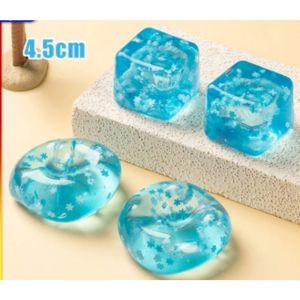 【COD】Mini Ice Cube Squishy Cube Pinch Toy Stress Relief Squeezing Toy Ice Cube Creative Childrens Gift
