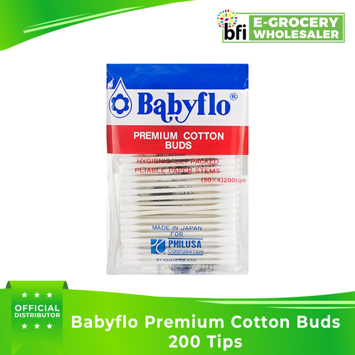 BFI Babyflo Premium Cotton Buds 200 Tips Lazada PH