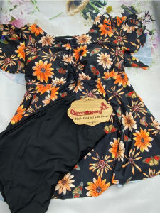 Bộ đồ bơi trung niên nữ big size Queenbe GLSWIM092 quần short rời vải thun lạnh co giãn ít thấm hút mau khô