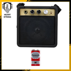 Heart String Guitar Amplifier Loudspeaker Guitar Amp Guitar Speaker with Back Clip for Acoustic Electric Guitar