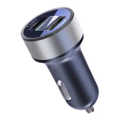 240W 2 Ports Type-C DC5V PD Fast Charging Car Charger USB Type C Phone Adapter Chargers In Car for iPhone 14 Pro Max 13 12 11 Oneplus Huawei OPPO Samsung Xiaomi