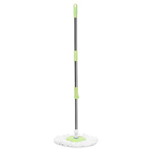 Spinning mop handle replacement for floor 360 degree rotating mop floor pole