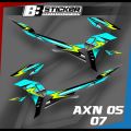 BBSticker Demak BISA HOLOGRAM Stiker Striping Aerox 155 NEW Motif Racing Axn 5. 