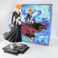 31cm BLEACH Kurosaki Ichigo Action Figure #991 Kurosaki Ichigo Anime Figure PVC GK Statue Figurine Collection Blule Model Doll Toy. 