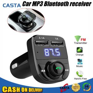 USB Car Charger 12v 24v Fast Charger Original Truck usb Charger With Voltmeter 2 Port Car Charger For Cellphone