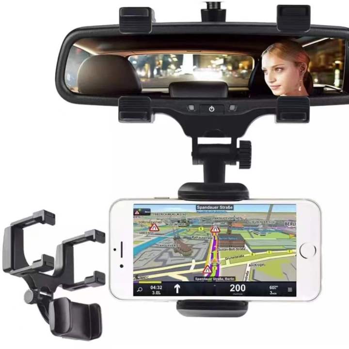 100% Original UME Universal InCar Rear View Mirror Mount GPS Phone ...