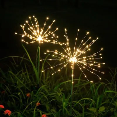 150/120 LED Firework Lamps Garden Decorations Solar LightSolar Garden Lights Solar Firework Lights 8 Lighting ModesSolar Lights Outdoor Waterproof for Garden Patio